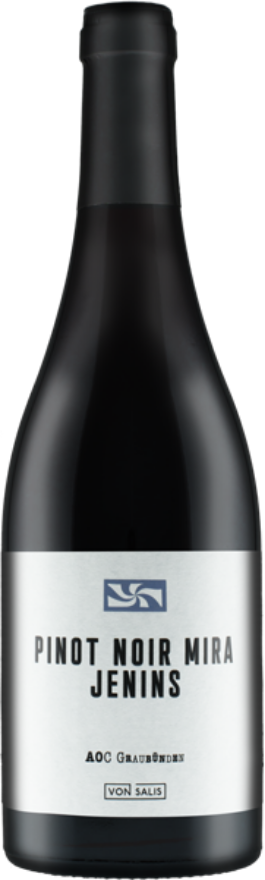 von Salis Jeninser Pinot Noir Mira 2020, AOC Graubünden, Deluxe mit Korkverschluss, Pinot Noir, Graubünden
