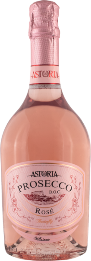 Astoria Prosecco Rosé Millesimato Butterfly 2020, Prosecco DOC, Pinot Noir, Glera