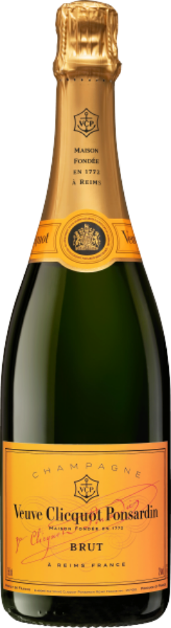 Veuve Clicquot Champagner Brut Carte Jaune, Frankreich, Champagne, Pinot Noir, Chardonnay, Pinot Meunier, Wine Spectator: 91